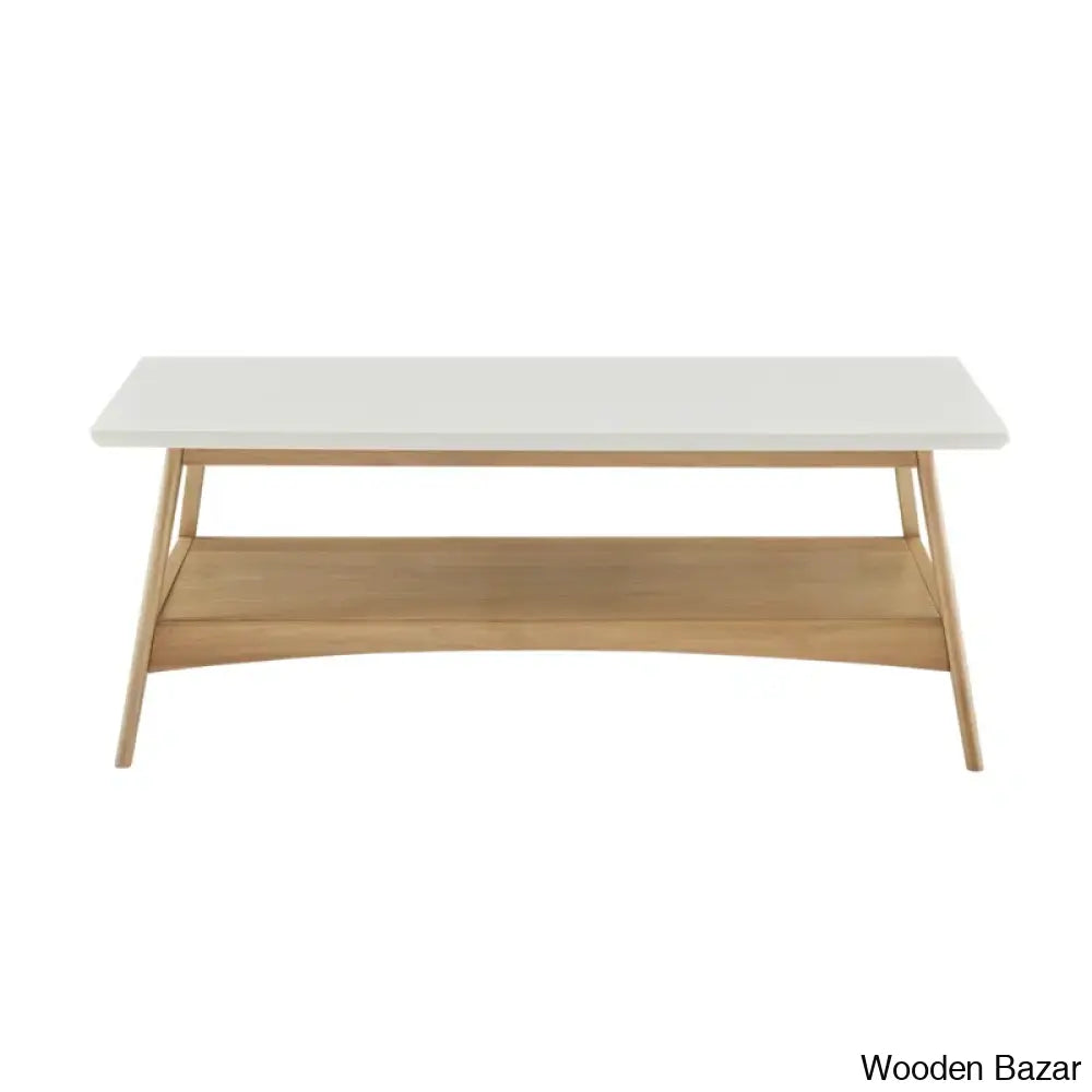 Brenton 4 Legs Coffee Table With Storage And Center Table