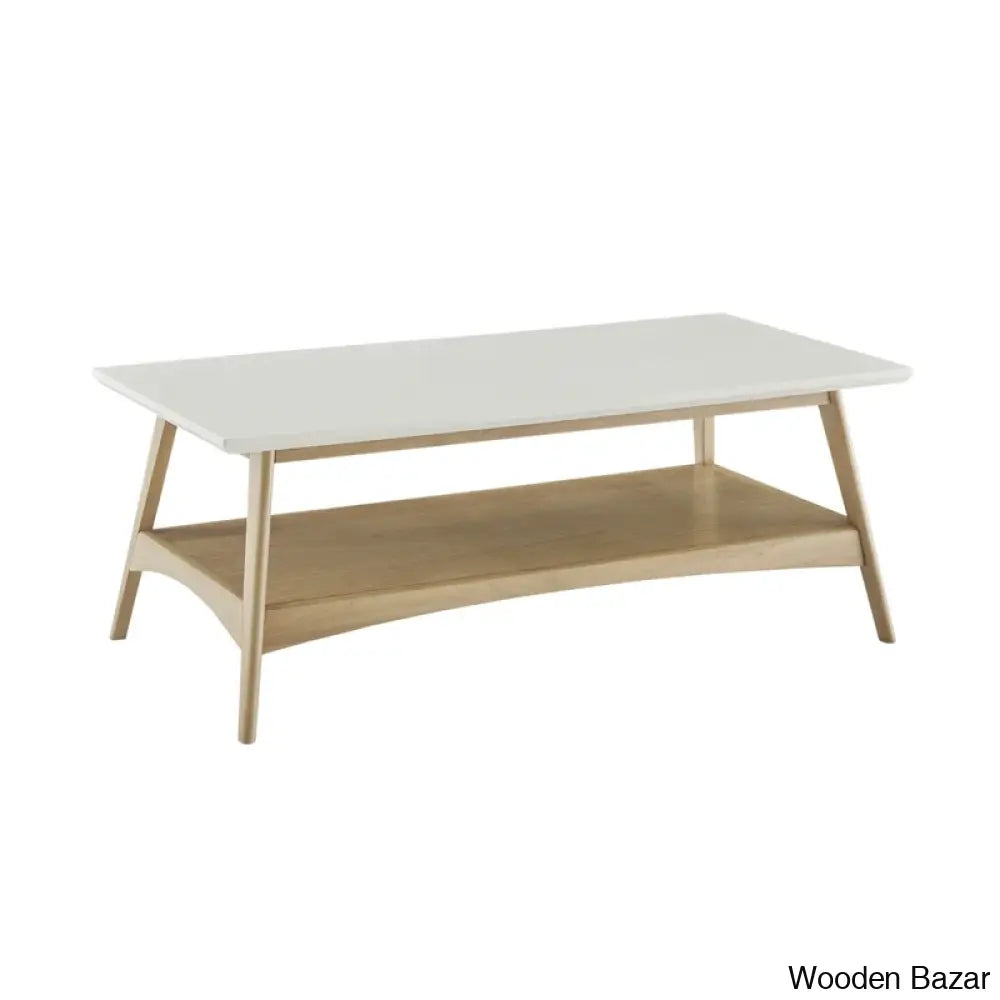 Brenton 4 Legs Coffee Table With Storage And Center Table