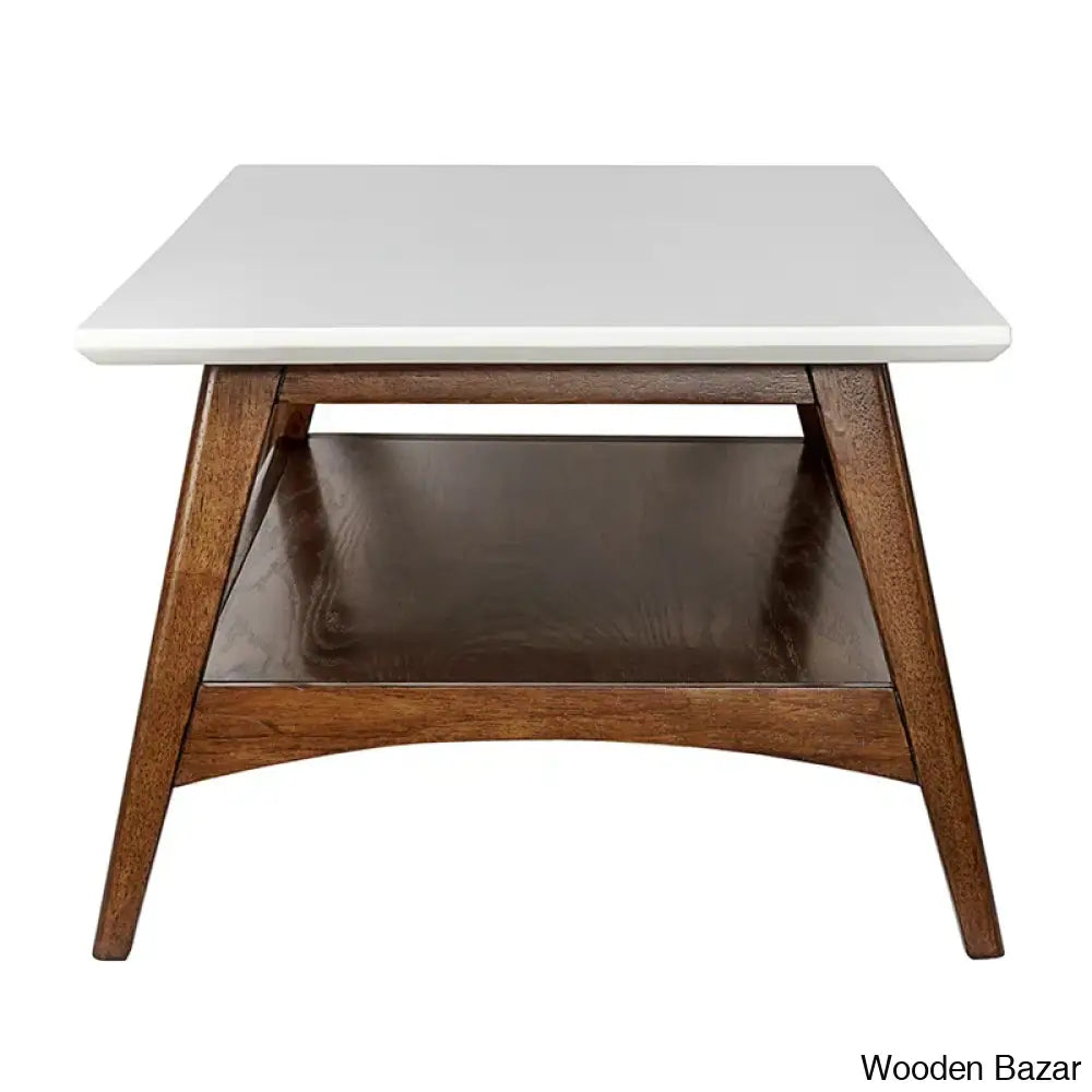 Brenton 4 Legs Coffee Table With Storage And Center Table