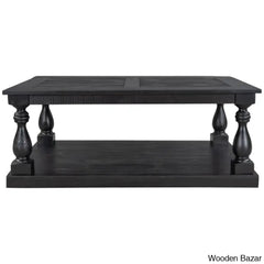 Brhiannan Solid Wood Elegant Coffee And Center Table