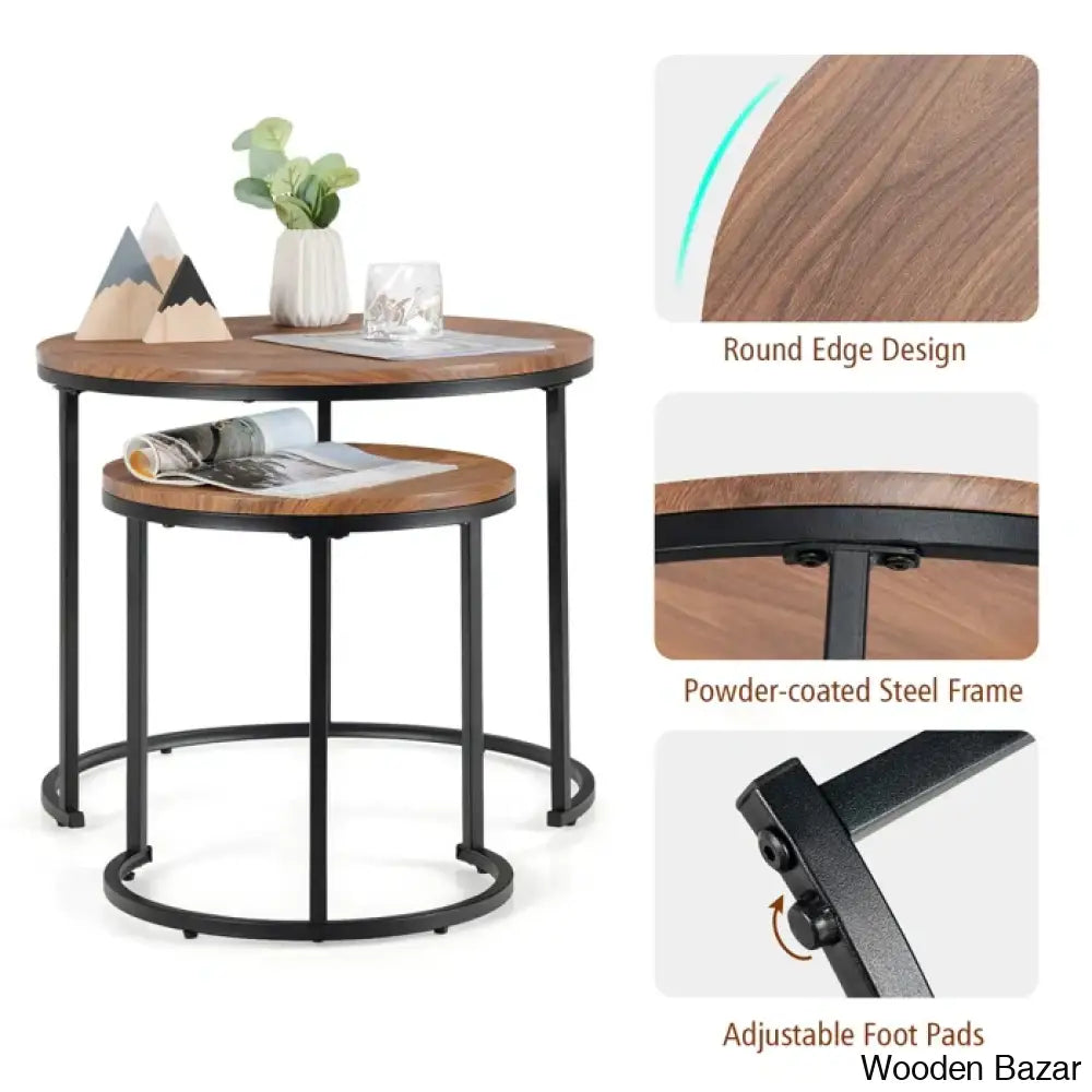 Briajahnm Nesting Coffee And Center Table