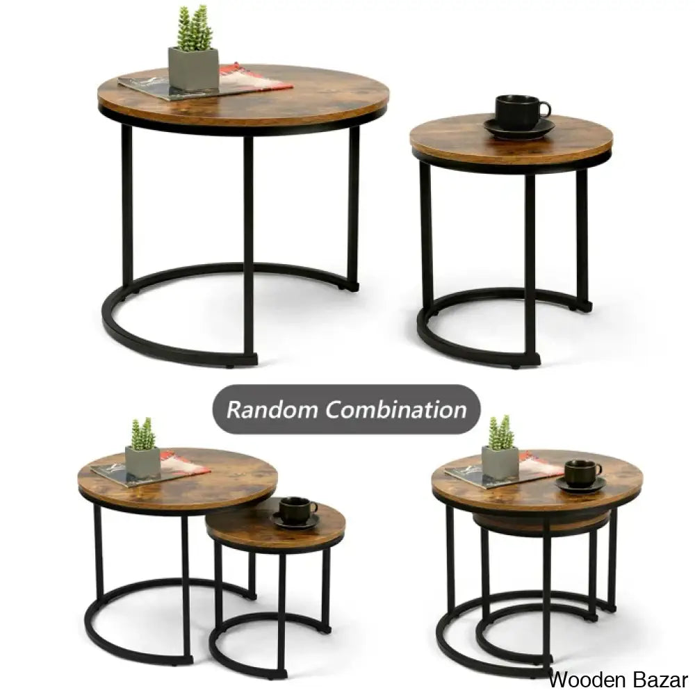 Briajahnm Nesting Coffee And Center Table