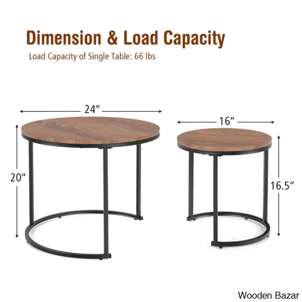 Briajahnm Nesting Coffee And Center Table