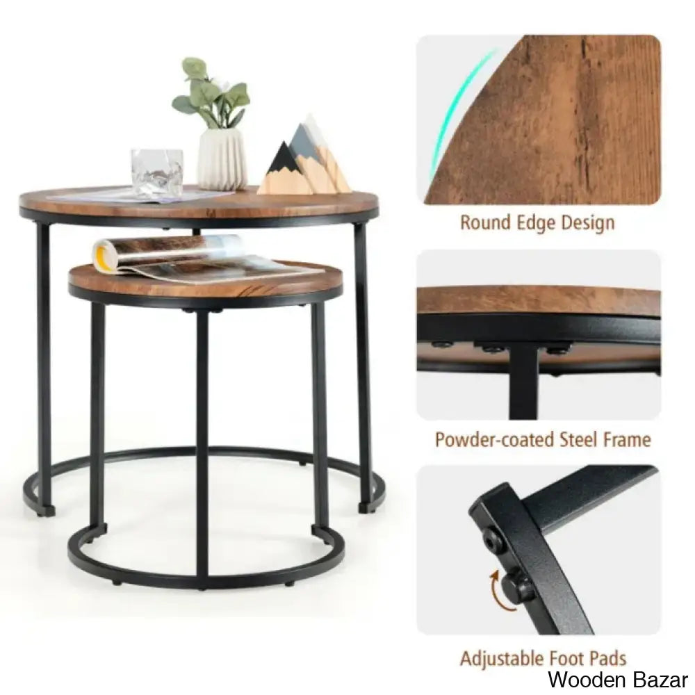 Briajahnm Nesting Coffee And Center Table