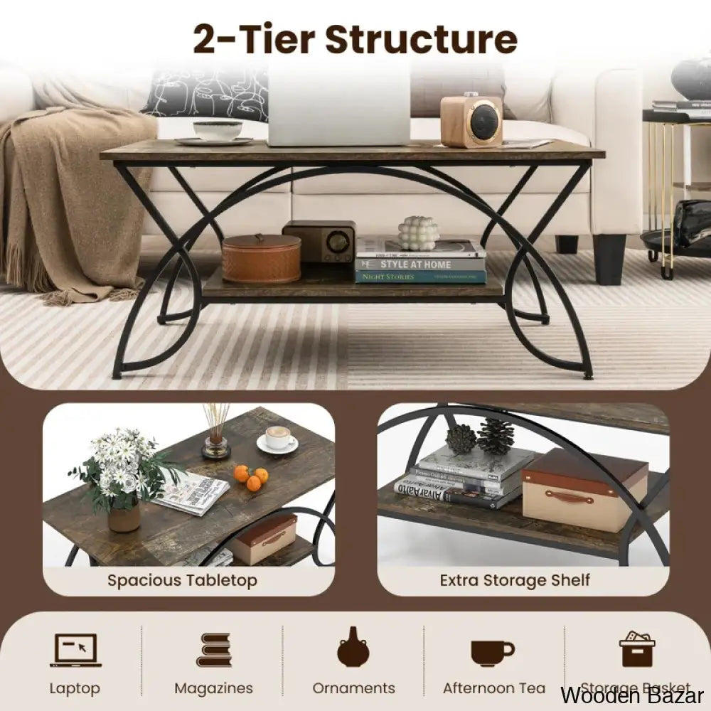 Brichellex Coffee And Center Table