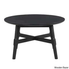 Briden 32’’ Round Solid Wood Coffee And Center Table