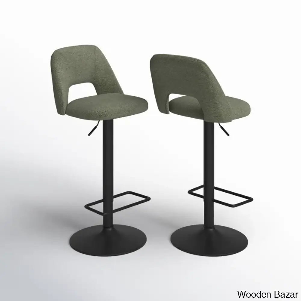 Bridgettec Swivel Adjustable Height Counter And Bar Stool (Set Of 2)