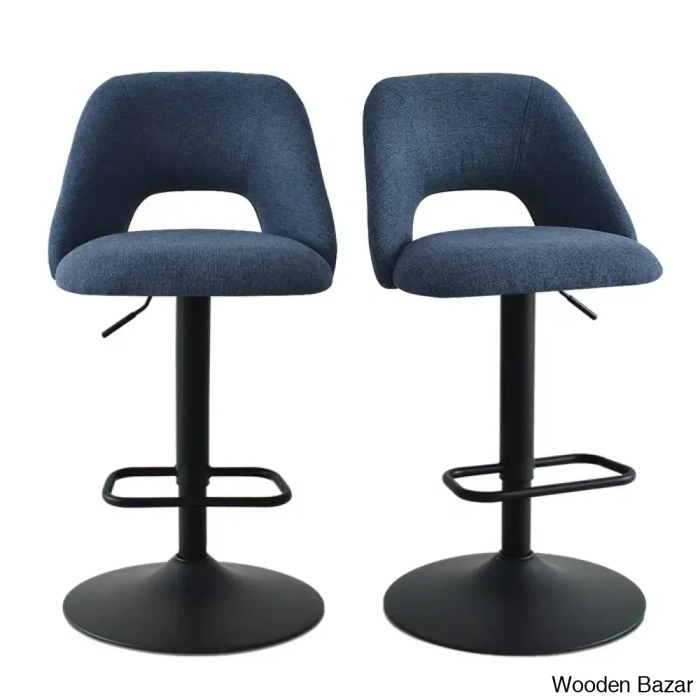 Bridgettec Swivel Adjustable Height Counter And Bar Stool (Set Of 2)