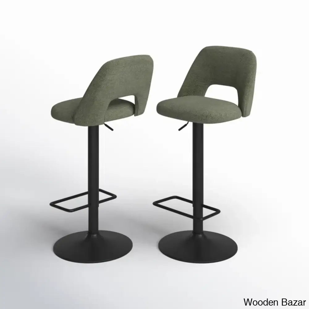 Bridgettec Swivel Adjustable Height Counter And Bar Stool (Set Of 2)