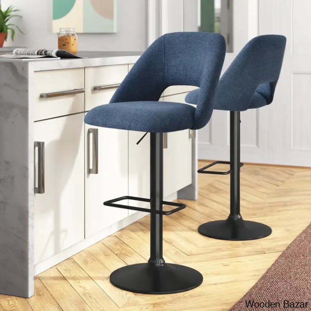 Bridgettec Swivel Adjustable Height Counter And Bar Stool (Set Of 2)