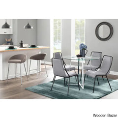 Briellew Swivel 25.75’’ Counter And Bar Stool (Set Of 2)