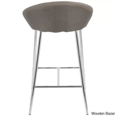 Briellew Swivel 25.75’’ Counter And Bar Stool (Set Of 2)