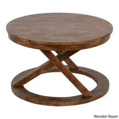 Brinson Solid Wood Trestle Coffee And Centertable