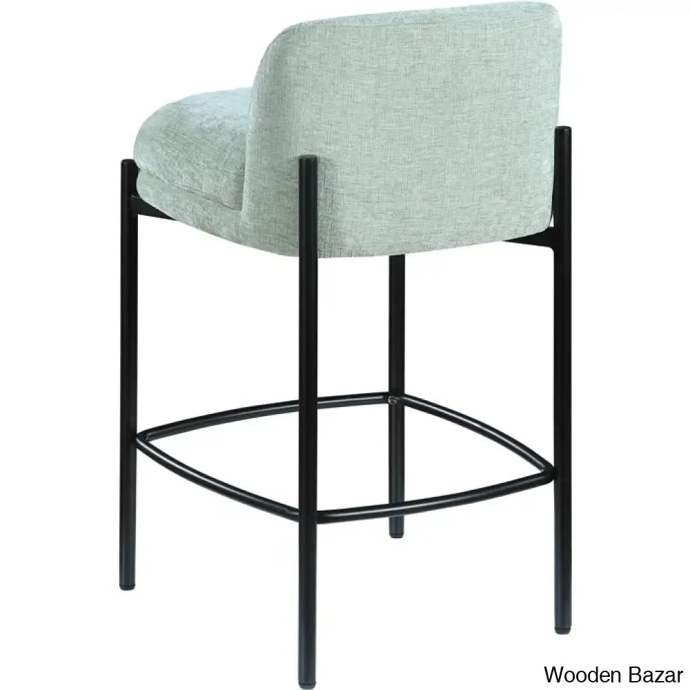 Brixeno Upholstered 26’’ Counter Stool With Metal Frame (Set Of 2)