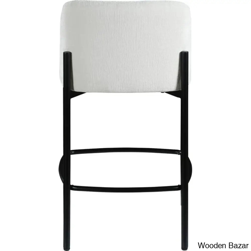 Brixeno Upholstered 26’’ Counter Stool With Metal Frame (Set Of 2)