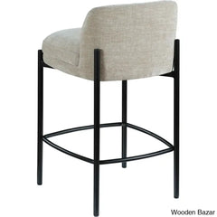 Brixeno Upholstered 26’’ Counter Stool With Metal Frame (Set Of 2)