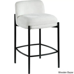Brixeno Upholstered 26’’ Counter Stool With Metal Frame (Set Of 2)
