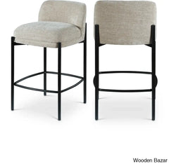 Brixeno Upholstered 26’’ Counter Stool With Metal Frame (Set Of 2)