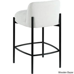 Brixeno Upholstered 26’’ Counter Stool With Metal Frame (Set Of 2)