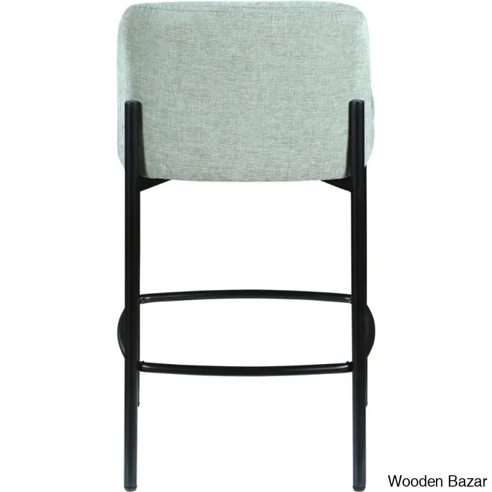 Brixeno Upholstered 26’’ Counter Stool With Metal Frame (Set Of 2)