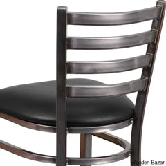 Brixtony Swivel Hercules Series Ladder Back Metal Restaurant Counter And Bar Stool By Flash