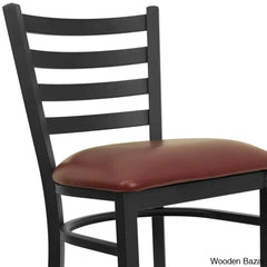 Brixtony Swivel Hercules Series Ladder Back Metal Restaurant Counter And Bar Stool By Flash
