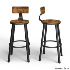 Brookdalez Swivel Counter And Bar Stool With Metal Frame (Set Of 2)