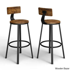 Brookdalez Swivel Counter And Bar Stool With Metal Frame (Set Of 2)