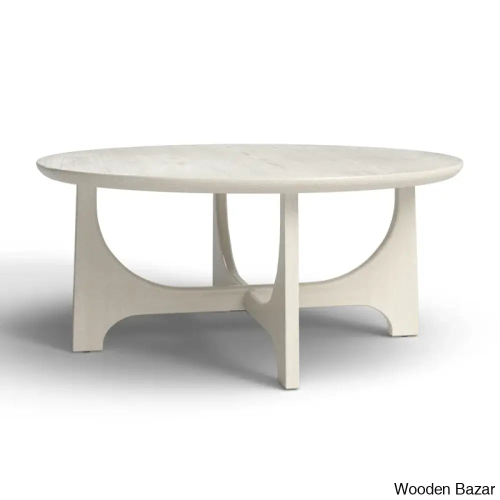 Brooklyne Coffee And Center Table White Washed