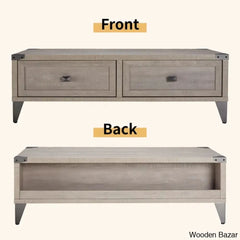 Browrah Coffee And Center Table With 2 Large Drawers