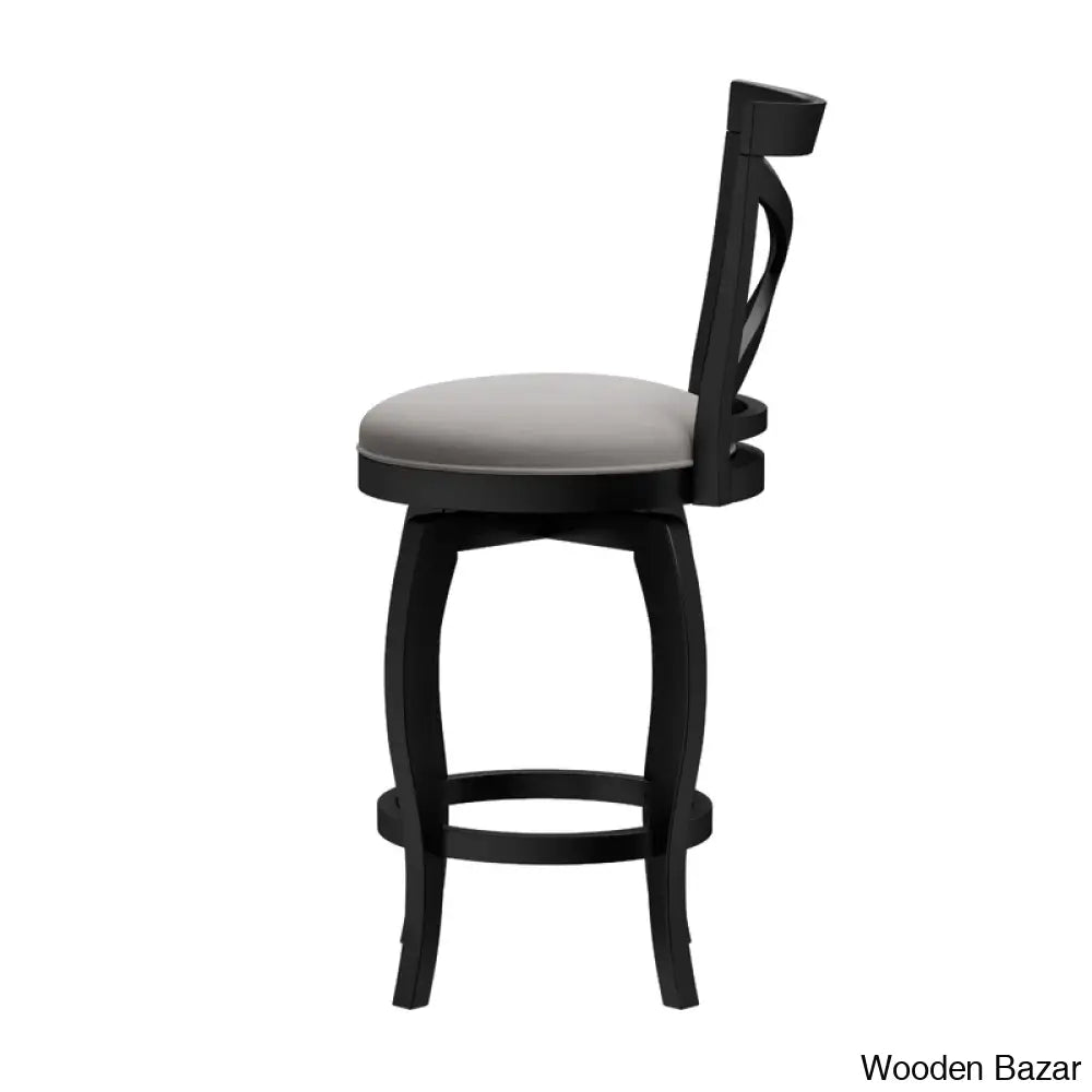 Brumbacky Swivel Upholstered Counter And Bar Stool