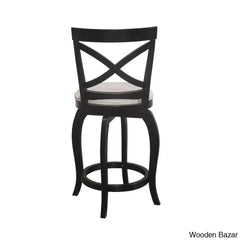 Brumbacky Swivel Upholstered Counter And Bar Stool