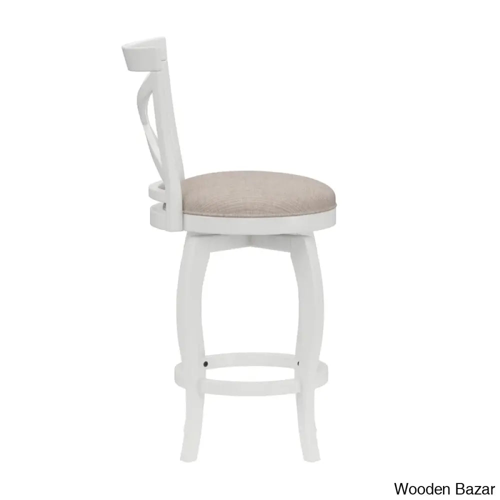 Brumbacky Swivel Upholstered Counter And Bar Stool