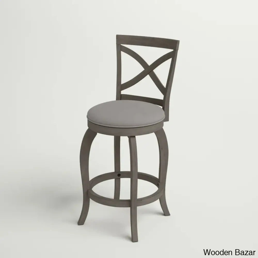 Brumbacky Swivel Upholstered Counter And Bar Stool