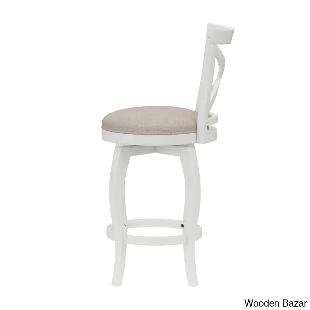 Brumbacky Swivel Upholstered Counter And Bar Stool