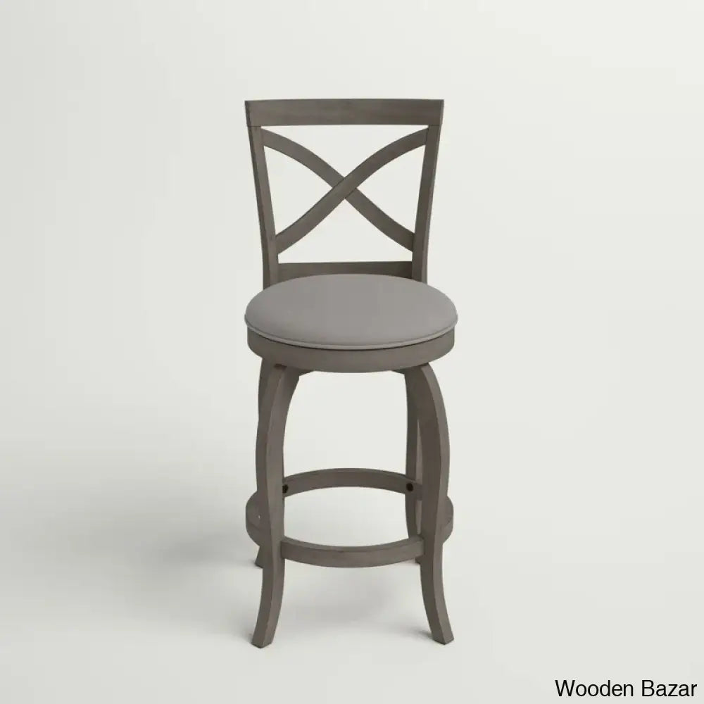 Brumbacky Swivel Upholstered Counter And Bar Stool