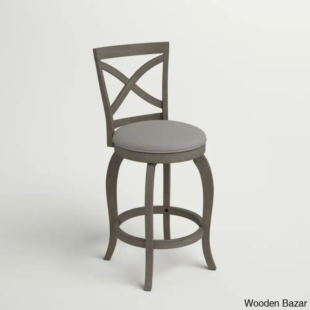 Brumbacky Swivel Upholstered Counter And Bar Stool