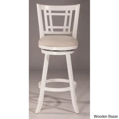 Bruningz Swivel Upholstered Counter And Bar Stool