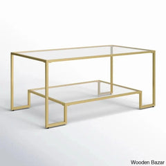 Bundyl Glass Top Coffee And Center Table