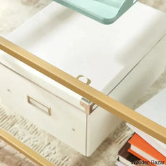 Bundyl Glass Top Coffee And Center Table