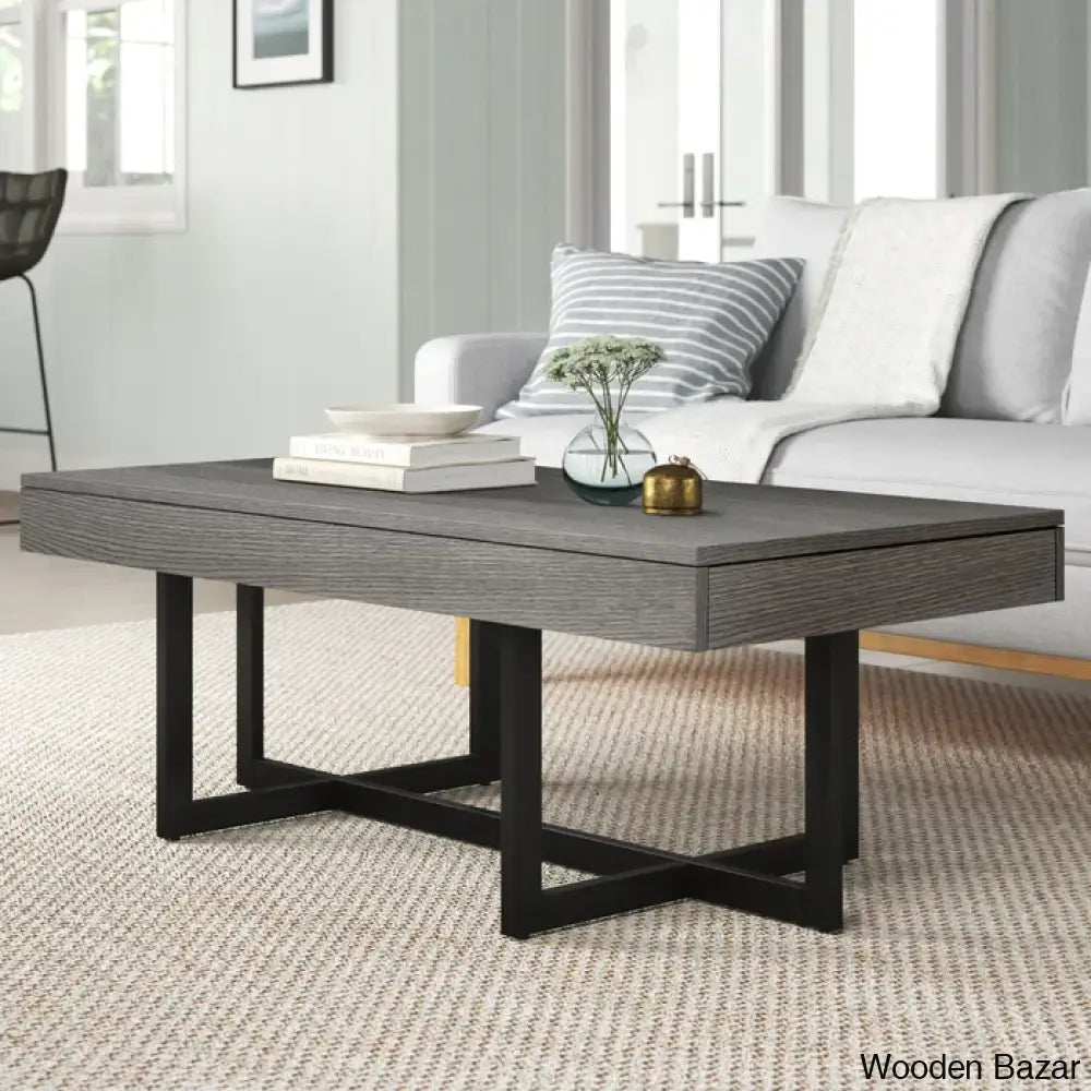 Burcho Coffee And Center Table Gray