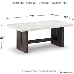 Burkhausy Trestle Coffee And Center Table