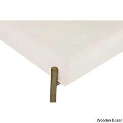 Burslemz Boucle Fabric & Faux Leather Counter And Bar Stool