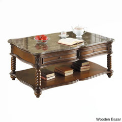 Bury Marble Top Cocktail Coffee And Center Table