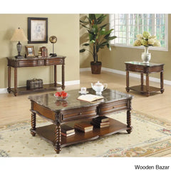 Bury Marble Top Cocktail Coffee And Center Table