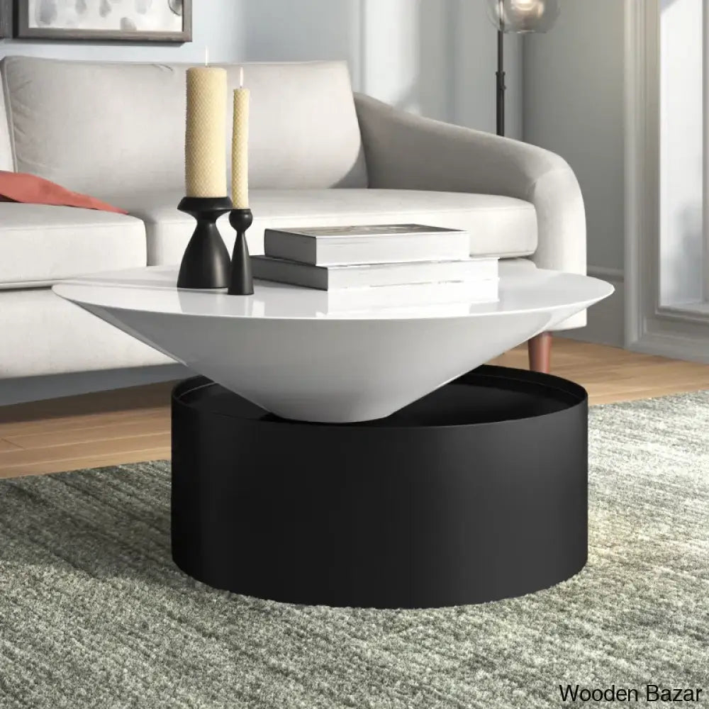 Busy Coffee Table And Center Table Black