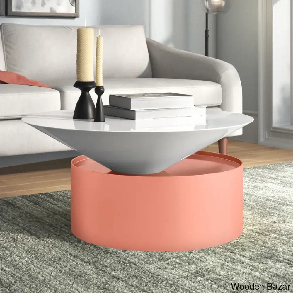 Busy Coffee Table And Center Table Pink