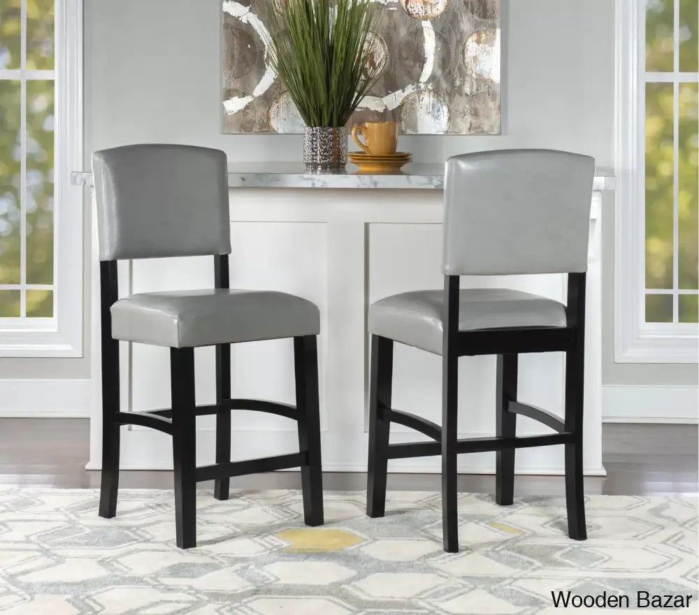 Caldwello Swivel Upholstered Counter And Bar Stool