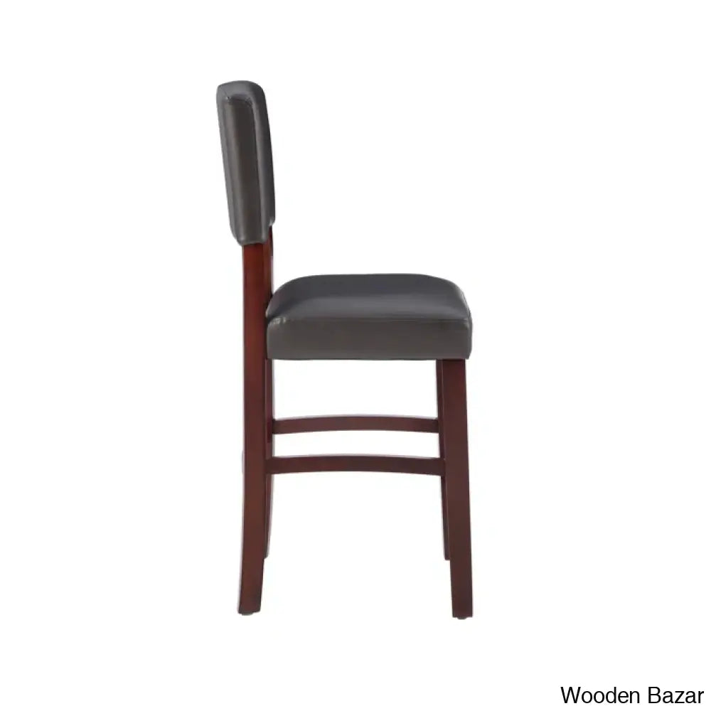 Caldwello Swivel Upholstered Counter And Bar Stool