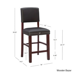 Caldwello Swivel Upholstered Counter And Bar Stool